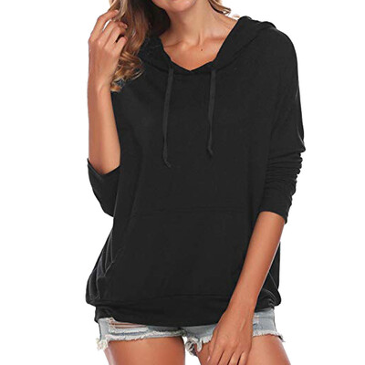 

Starmoon Women Fashion Hoodie Sweatshirt Long Sleeve Casual Pullover Tops Pockets Blouse