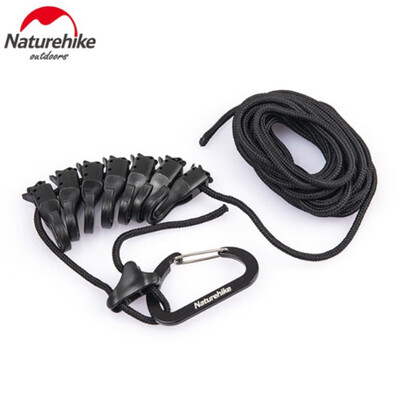 

Multi-function Adjustable Clothesline Hanging Rope With Hook For Outdoor Camping