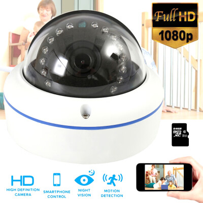 

High Quality HD 1080P Wireless Dome PTZ IP Camera Support P2P Phone APP with TF Card Slot Surveillance CCTV Security Camera