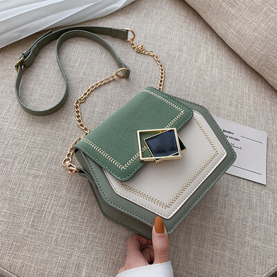 

Senior sense French niche bag womens bag 2019 new fashion chain bag summer small fresh wild Messenger bag