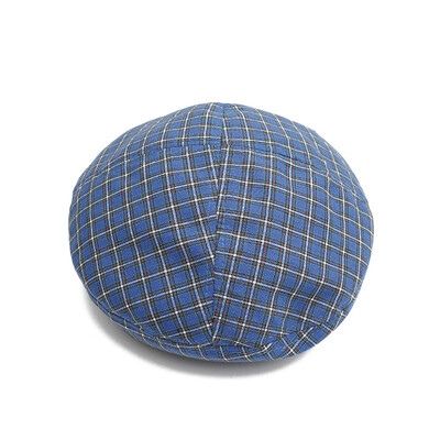

Japanese hat girl retro plaid beret summer breathable thin painter hat cute girl cute newspaper boy hat