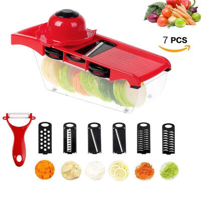 

Multi-functional Grater Vegetable Cutter Food Container Shredders Slicers