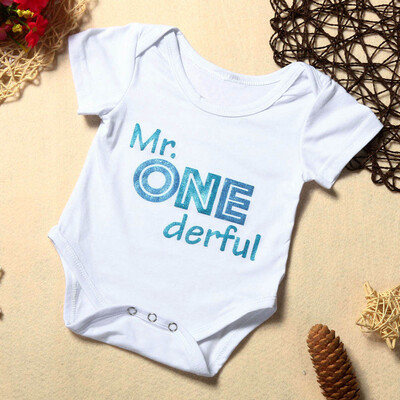 

Infant Kids Baby Boy Letters Printing Romper Jumpsuit Teddy Outfits Clothes 70