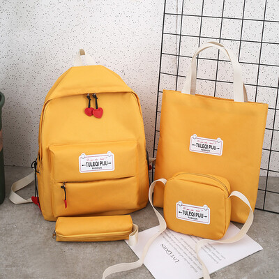 

Ins style schoolbag female Korean version of high school students large capacity simple forest department ancient feeling girl bac
