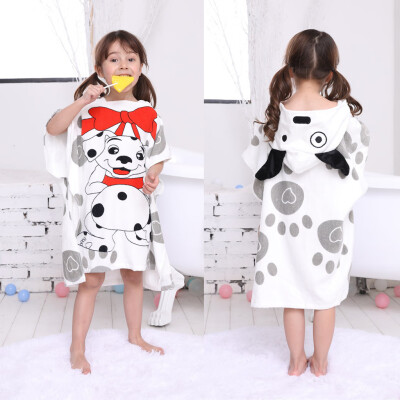 

Infant Baby Boys Girls Kids Bathrobe Cartoon Animals Hooded Bath Towel Pajamas