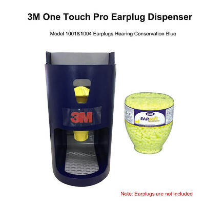 

3M One Touch Pro Earplug Dispenser for Model 1001&1004 Earplugs Hearing Conservation Blue