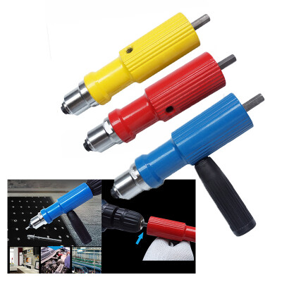 

Rivet Drill Adapter Electric Riveter Gun Nail Riveting Head Hand Riveter Durable