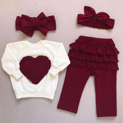 

Toddler Baby Girl Outfit Clothes Top Romper Jumpsuit Bodysuit Pants Leggings Set