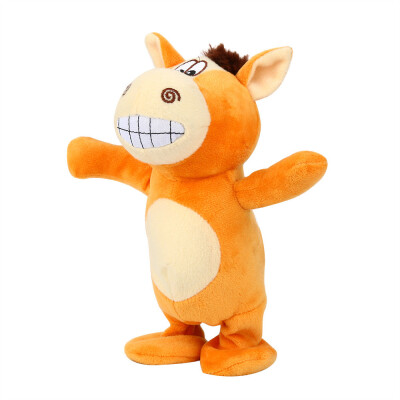 

Tailored Novelty Adorable Interesting Speak Talking Record Walk Donkey Plush Kids Toys GY