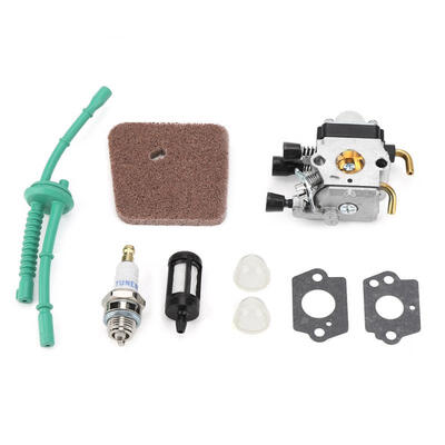 

Greensen 9 PCS Mower Set Kit Air Fuel Filter Carburetor Gasket Repair Accessories for Weeding