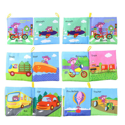 

〖Follure〗New Soft Cloth Baby Intelligence Development Learn Picture Cognize Book