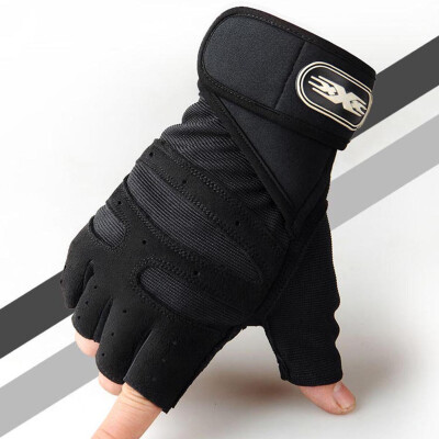 

New Sports Outdoor Half Finger Wrist Fitness Non-slip Shockproof Gloves