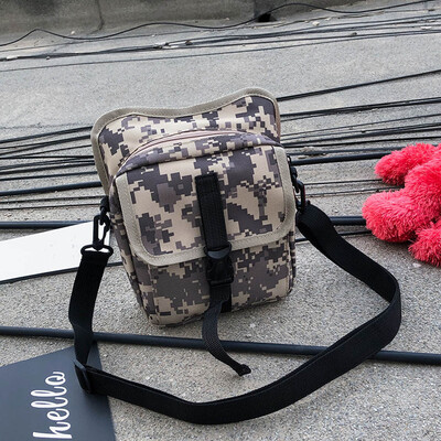 

Tailored Fashion Neutral Canvas Solid Color Shoulder Bag Messenger Bag Multi-Purpose Bag