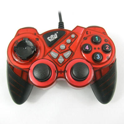 

Wired Game Controller Handle Shock Stick JoyPad Dual Shock Vibration Gamepad For PC