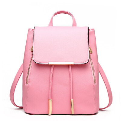 

2017 Top-handle Backpacks School Bags For Teenagers Girls Women Backpack High Quality PU Leather Mochila Escolar