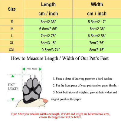 

4pcs Waterproof Winter Pet Dog Shoes Anti-slip Snow Pet Boots Paw Protector Warm Reflective For Medium Large Dogs Labrador Husky