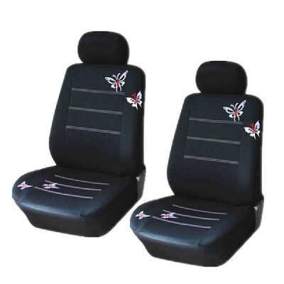 

Universal Butterflies Butterflypattern Embroidered Car Seat Cover Universal Fit Most Vehicles Seats Interior Accessories Black Sea