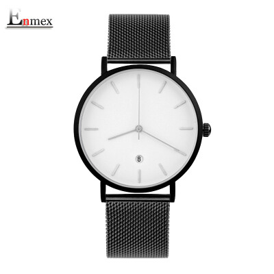 

Enmex simple Design of Light&thin watch case neutral watch in Qixi Festival gift translation three-dimensional simple temperam