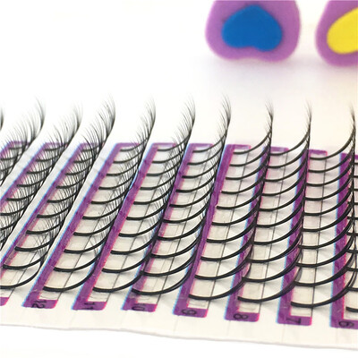 

〖Follure〗Individual False Eye Lashes Wave Mink 01D Black Silk Eyelashes Extension