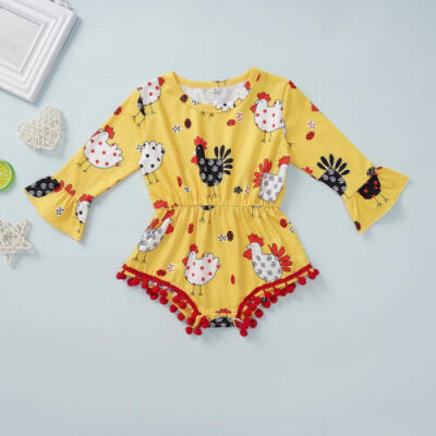 

Thanksgiving Newborn Baby Girl Chick Romper Bodysuit Jumpsuit Clothes Outfits UK