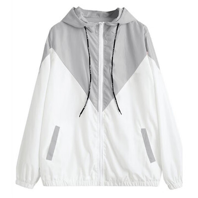 

SUNSIOM Men Women Windbreaker Jacket Outdoor Sport Running Coat Lovers Clothing