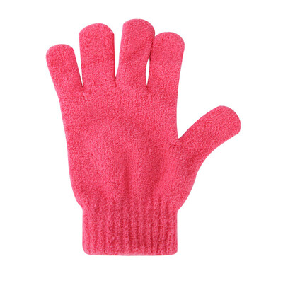 

〖Follure〗1PC Pink Plush Feather Yarn Gloves Moisturizing SPA Exfoliating Gel Hair Beauty