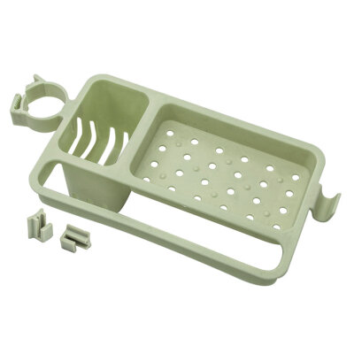 

Kitchen Faucet Drain Rack Kitchen Sink Rag Bath Holder Soap Storage Box Kitchen Supplies