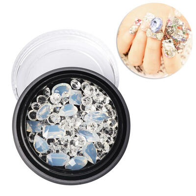 

3D Hot Nail Art Rhinestones Crystals Resin Tips Decoration Manicure Wheel