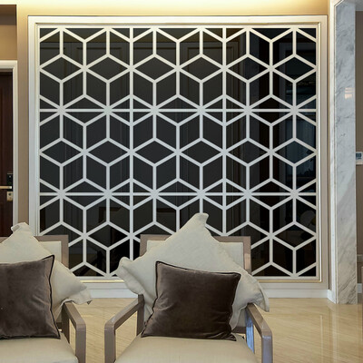 

〖Follure〗1Set16PC 3D DIY Specchio Acrylic Wall Sticker Modern Stickers Decoration