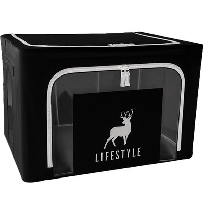 

Toponeto Foldable Storage Bags Clothes Blanket Quilt Closet Organizer Box Oxford Cloth