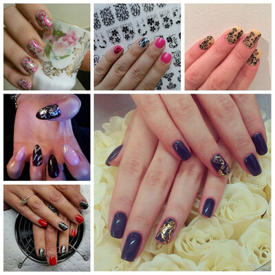 

Toponeto DIY Decoration Tools 3D Silver Flower Nail Art Stickers Decals Stamping