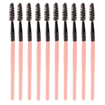

Toponeto 10PC Bendable Beauty Makeup Wood Handle Eyelash Brush Natural Curling Tool