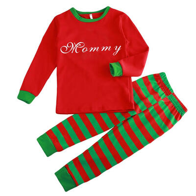 

Adult Women Kids Sleepwear Nightwear Family Matching Christmas Pajamas Set