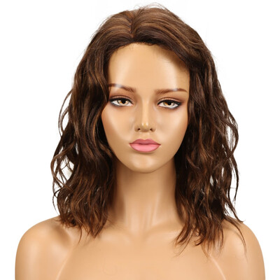 

Noble Brazilian Water Wave Human Hair Wigs Remy Water Wave Wig Perruque Cheveux Humain Free Shipping