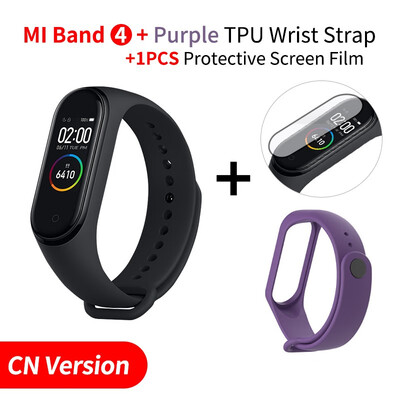 

2019 Original Xiaomi Mi Band 4 band3 Smart Color Screen Bracelet Heart Rate Fitness 135mAh Bluetooth50 50M Swimming Waterproof