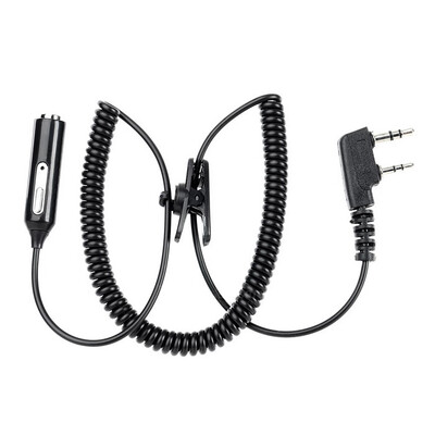 

35mm Female to K-Type Earphone Adapter Cable for Kenwood BaoFeng Walkie Talkie