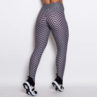

Wish new print yoga running nine pants trousers high waist&quick dry stretch tight yoga hip fitness pants Picture