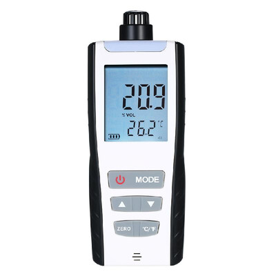 

High Precision Oxygen Meter Portable OxygenO2 Concentration Detector with LCD Display&Sound-light&Vibration Alarm