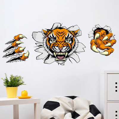 

〖Follure〗DIY Tiger Avatar Removable Wall Decal Family Home Sticker Mural Art Home Decor