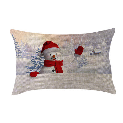 

〖Follure〗Christmas Sofa Bed Home Decoration Festival Pillow Case Cushion Cover20x12inch