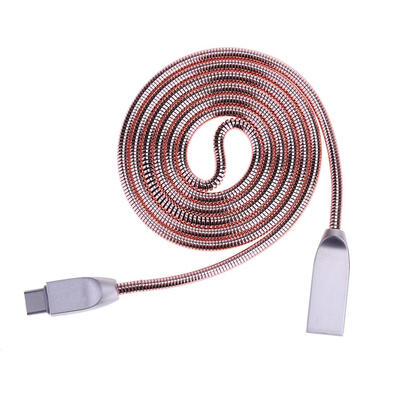 

Zinc Alloy Spring USB 30 Type-C Data Sync Charging Cable Charger Cord