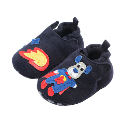 

Newborn First Walkers Baby Girl Boy Shoes Cotton Cartoon Print Soft Soled Non-slip Footwear Baby Shoes Christmas Gift