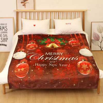 

Tailored Christmas Blanket Flannel Fabric Sofa Bed Blanket 150X200CM