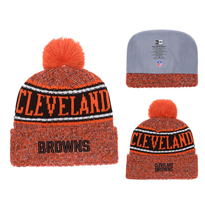 

NFL Football League Browns Cleveland Browns New Era Innocent Knitted Wool Baseball Cap