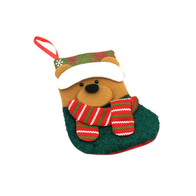 

Christmas Decoration Holiday Gift Cute Stockings Candy Bags Xmas Tree Hanging Decoration SantaSnowman