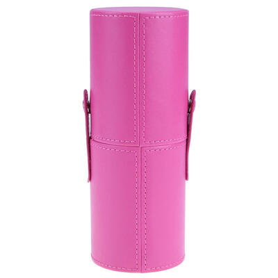 

Leather Makeup Brush Pen Storage Empty Holder Cosmetic Cup Case Box