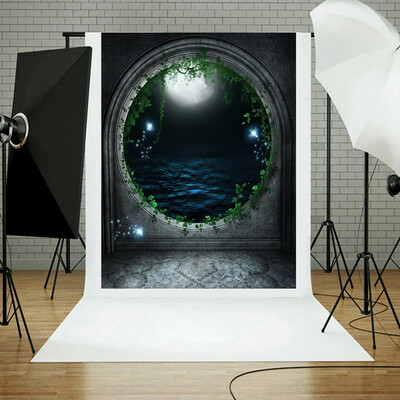 

Toponeto Halloween Backdrops Pumpkin Vinyl 3x5FT Lantern Background Photography Studio A