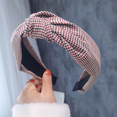 

Women Girl Floral Bowknot Headband Bohemian Retro Vintage Wristband Casual Ladies Hairband