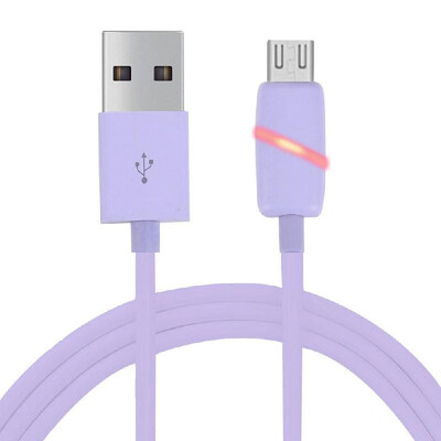 

Micro USB Smart Breathing Light Data Cable Durable Tangle-Free Micro USB Charging Cable for Android Samsung Nokia Sony Huawei