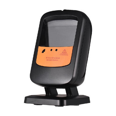 

Aibecy 1D 2D Barcode Scanner Hands-Free Omnidirectional USB Bar Code Scanner Reader Auto Sensor Adjustable Scan Head with USB Cab